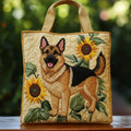 Handgefertigte Tasche mit Deutschem Schäferhund