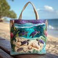 Handgefertigte Tasche mit Lagune