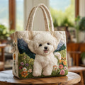 Handgefertigte Tasche mit Hundemotiv