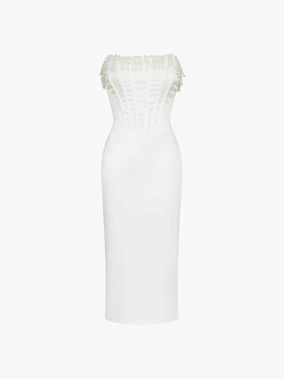 Zahra - Atemhaftes Satin-Midi-Kleid