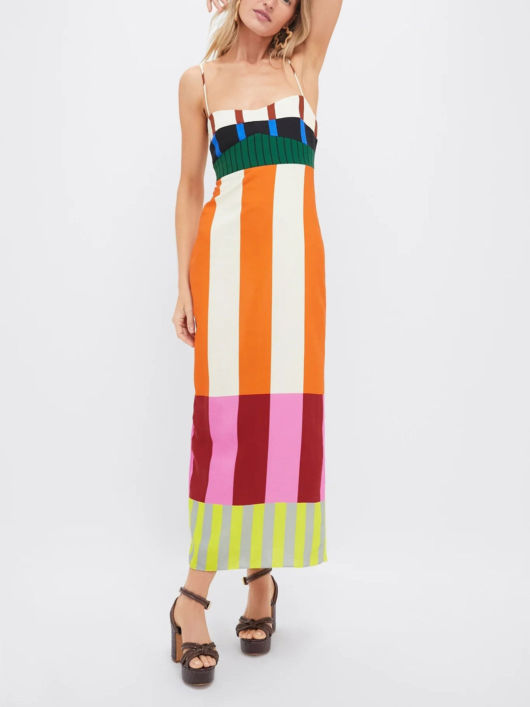 Elsa - Multicolor Maxikleid