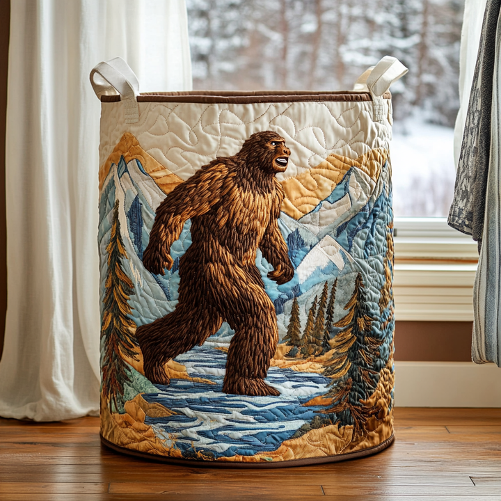 Olwen™ | Forest Quilted Laundry Basket