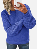 Anna | Weicher Grobstrickpullover mit Rundhalsausschnitt