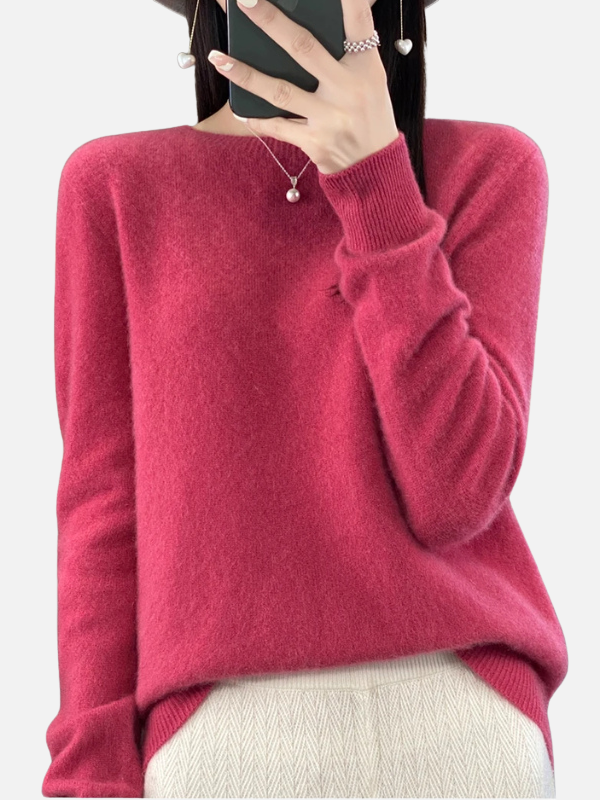Maria | Weicher Strickpullover mit Rundhals