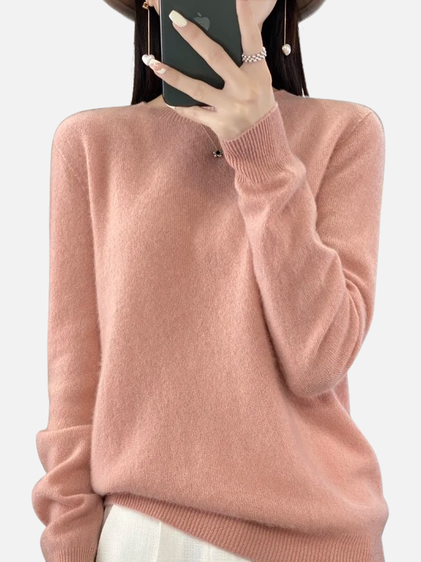 Maria | Weicher Strickpullover mit Rundhals