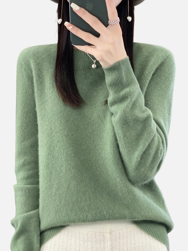 Maria | Weicher Strickpullover mit Rundhals