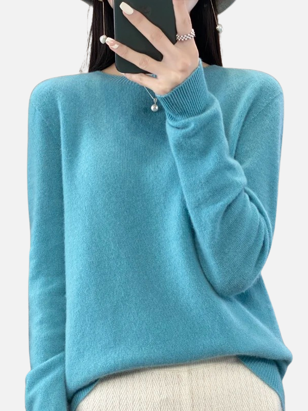 Maria | Weicher Strickpullover mit Rundhals