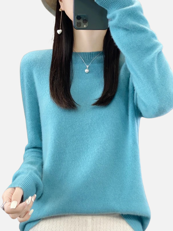 Maria | Weicher Strickpullover mit Rundhals