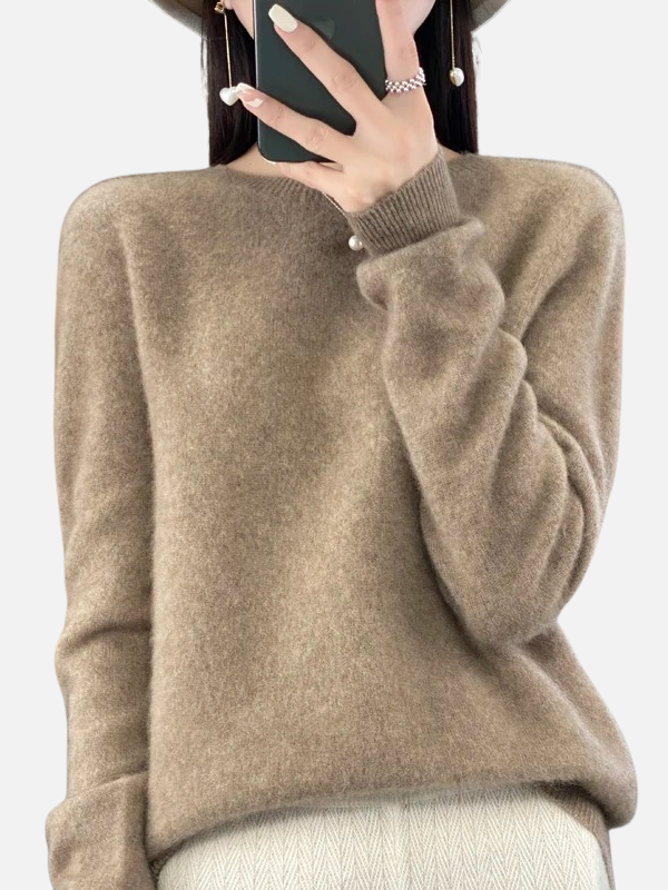 Maria | Weicher Strickpullover mit Rundhals