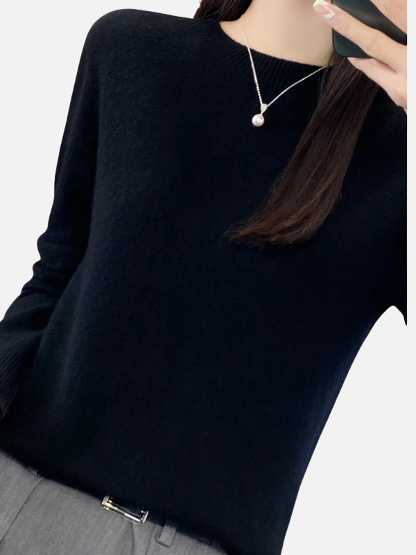 Maria | Weicher Strickpullover mit Rundhals