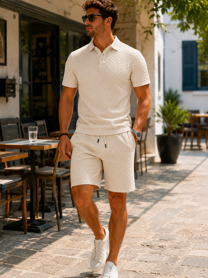 Mason | Elegantes Polo- und Shorts-Set