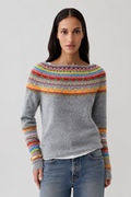 Susanne | Pull en maille à motifs avec col rond