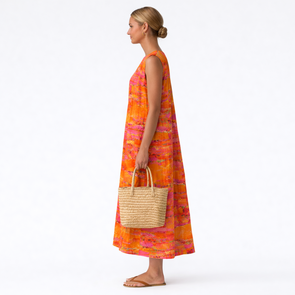 Laura™ | Alltags Midi Kleid