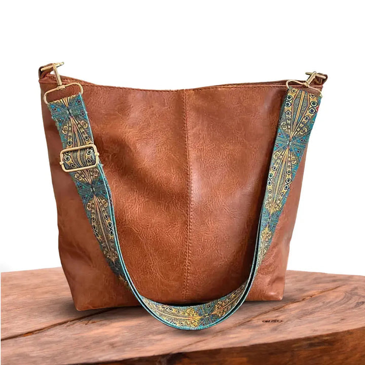 Greta – Vintage Leder Schultertasche