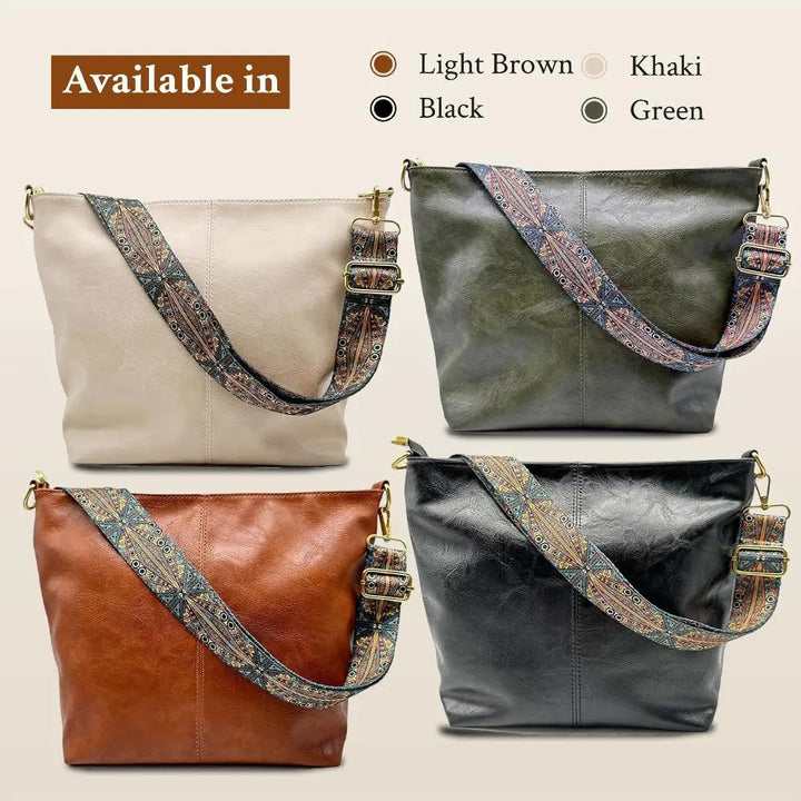 Greta – Vintage Leder Schultertasche
