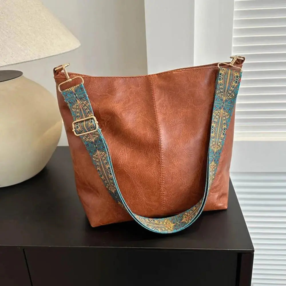 Greta – Vintage Leder Schultertasche