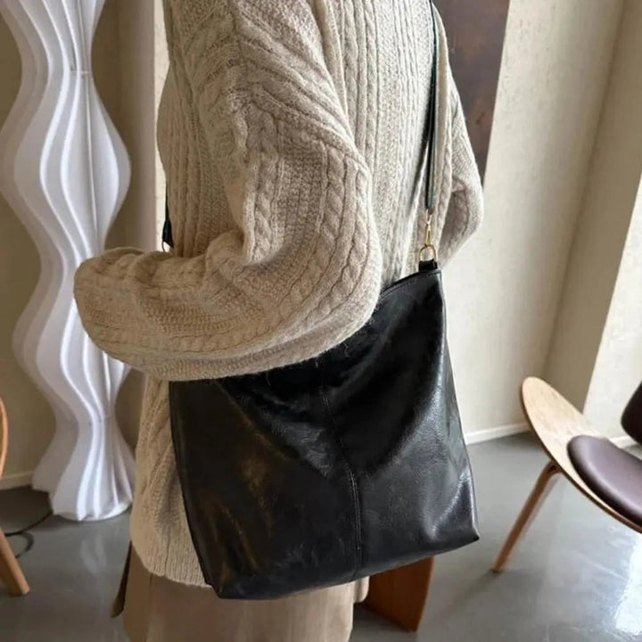 Greta – Vintage Leder Schultertasche