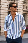 Michael | Riviera Streifenhemd