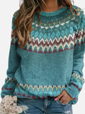 Susanne | Strickpullover mit Musterbärestück