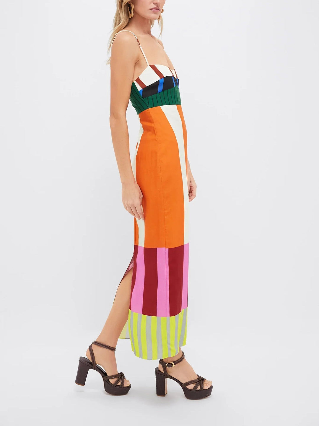 Elsa - Multicolor Maxikleid