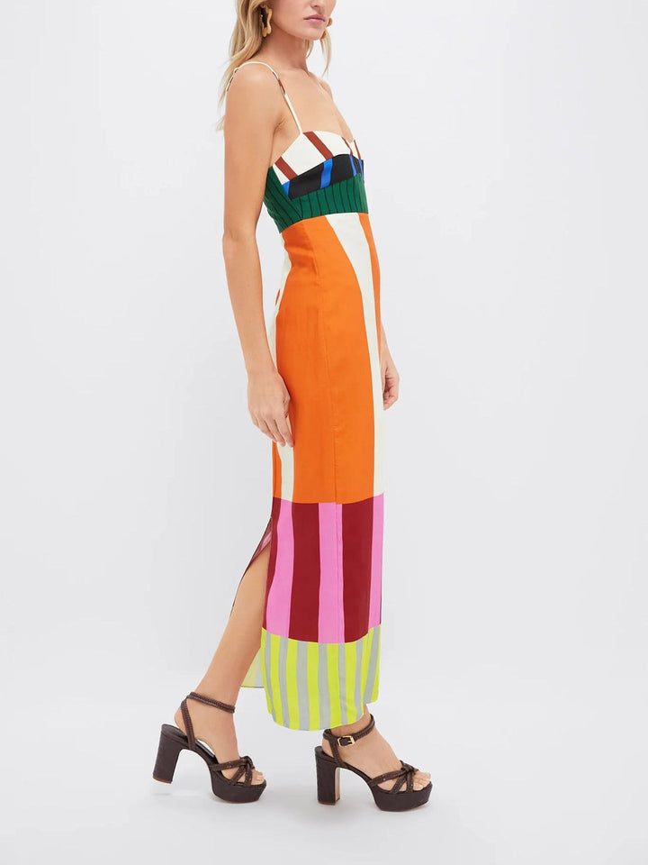 Elsa - Multicolor Maxikleid