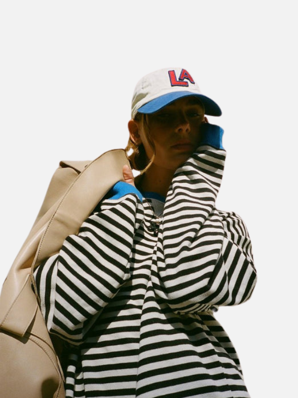 Lene | Buntes Oversized Gestreiftes Sweatshirt