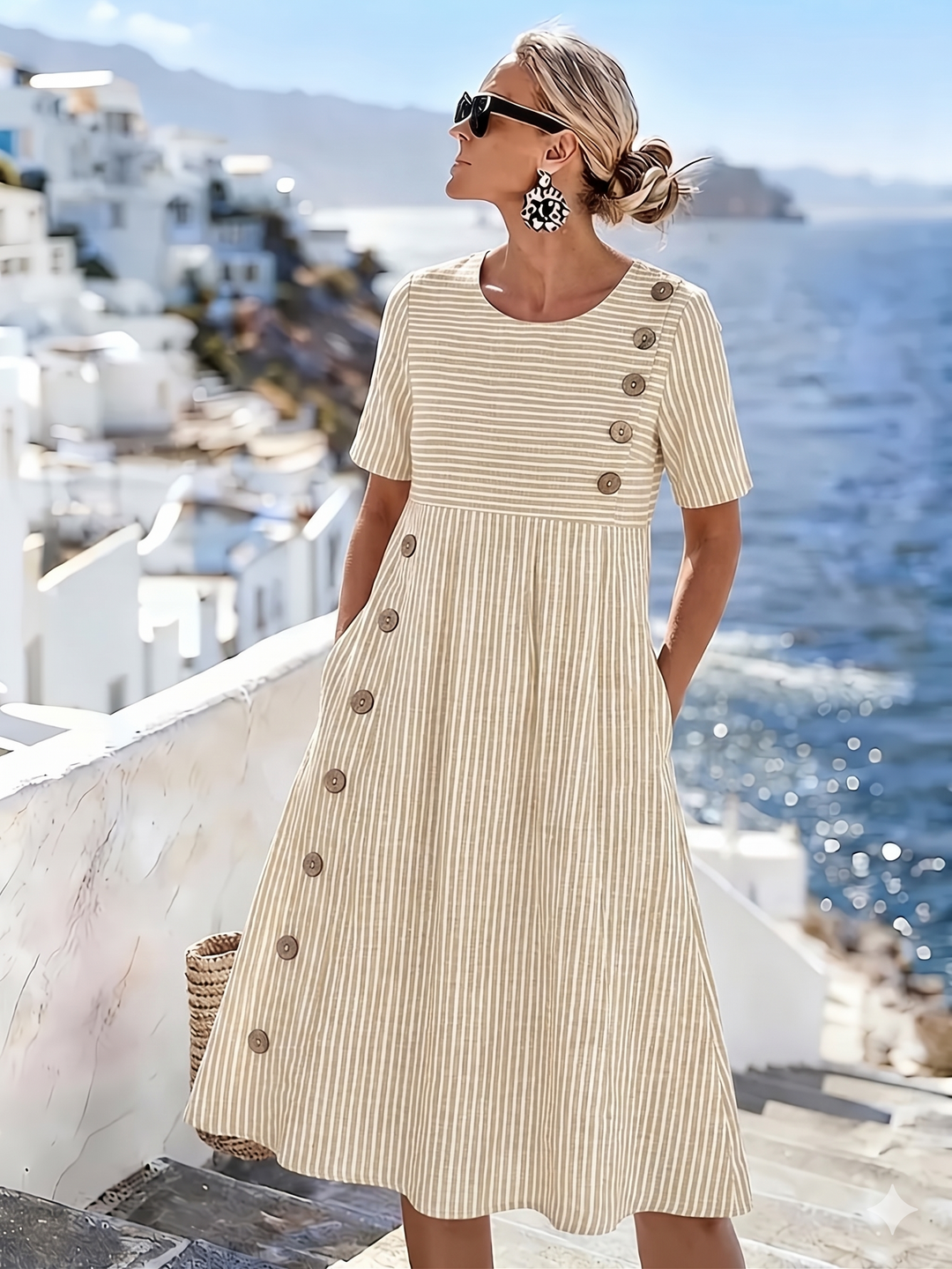 Claudia™ | Bequemes und atmungsaktives Kleid
