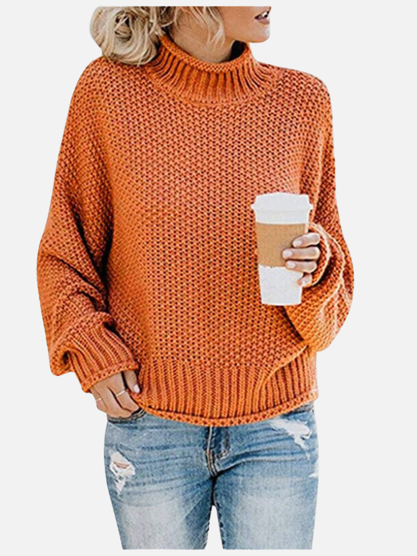 Susanne | Grobstrick Rollkragenpullover für Damen