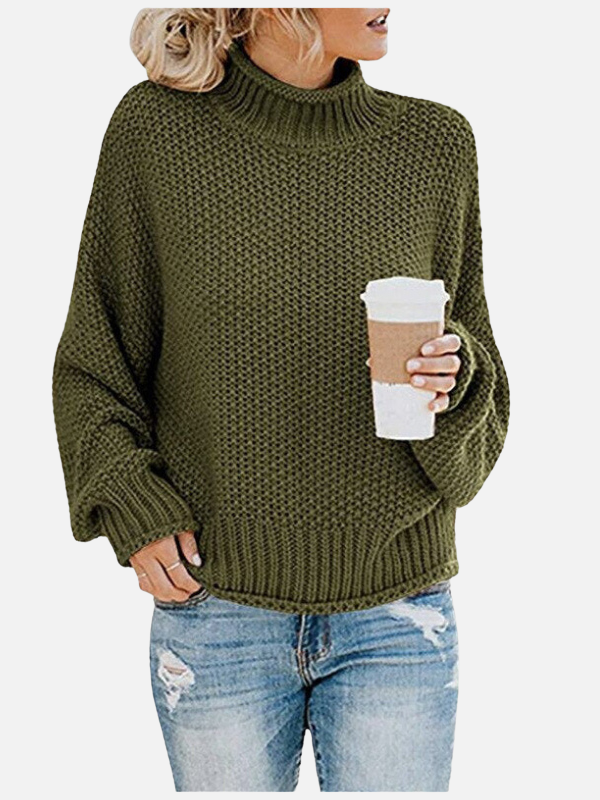 Susanne | Grobstrick Rollkragenpullover für Damen