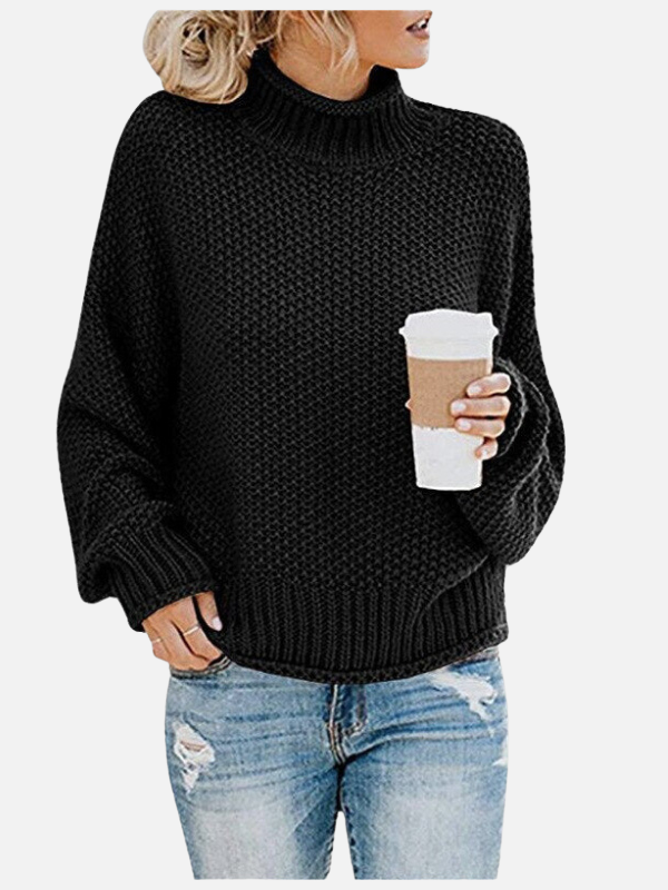 Susanne | Grobstrick Rollkragenpullover für Damen