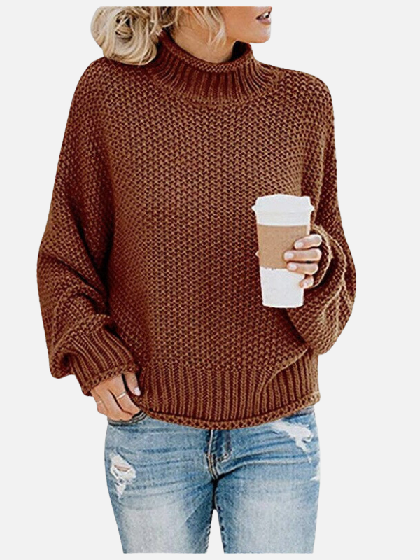 Susanne | Grobstrick Rollkragenpullover für Damen