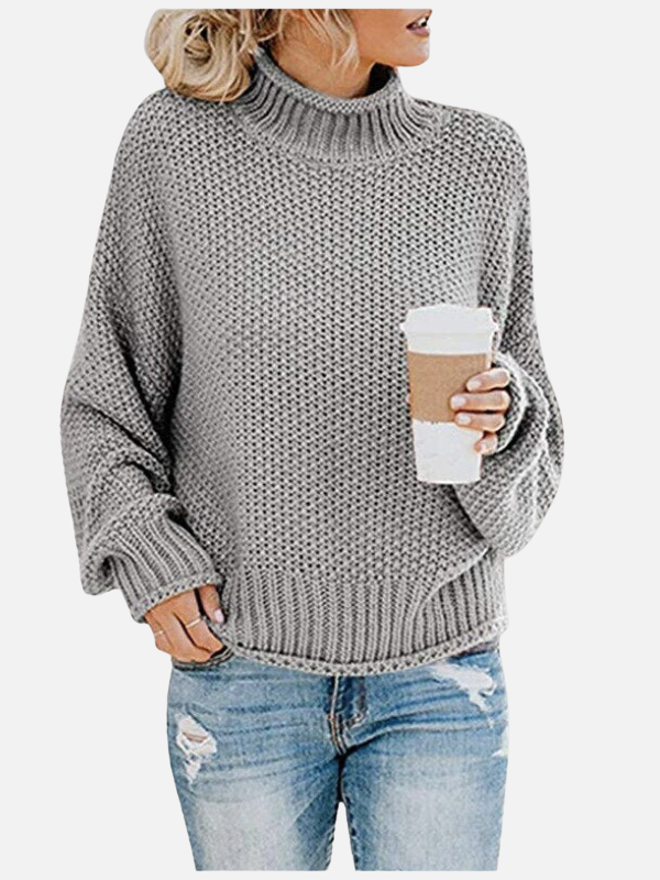 Susanne | Grobstrick Rollkragenpullover für Damen