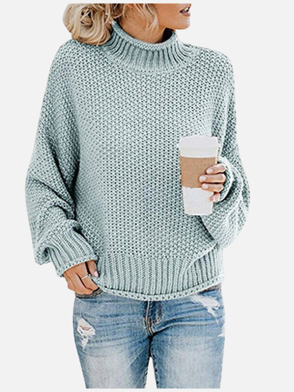Susanne | Grobstrick Rollkragenpullover für Damen