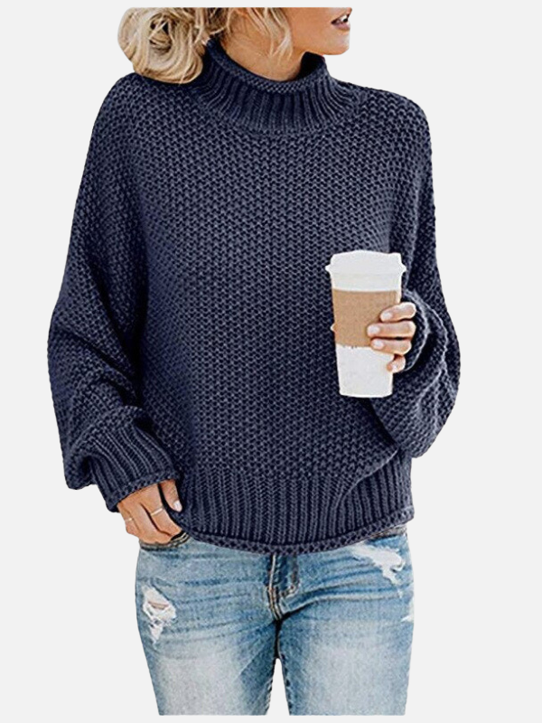 Susanne | Grobstrick Rollkragenpullover für Damen