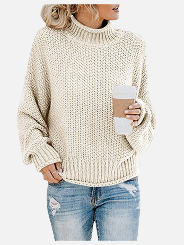 Susanne | Grobstrick Rollkragenpullover für Damen