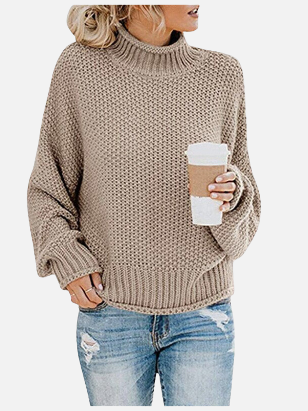 Susanne | Grobstrick Rollkragenpullover für Damen