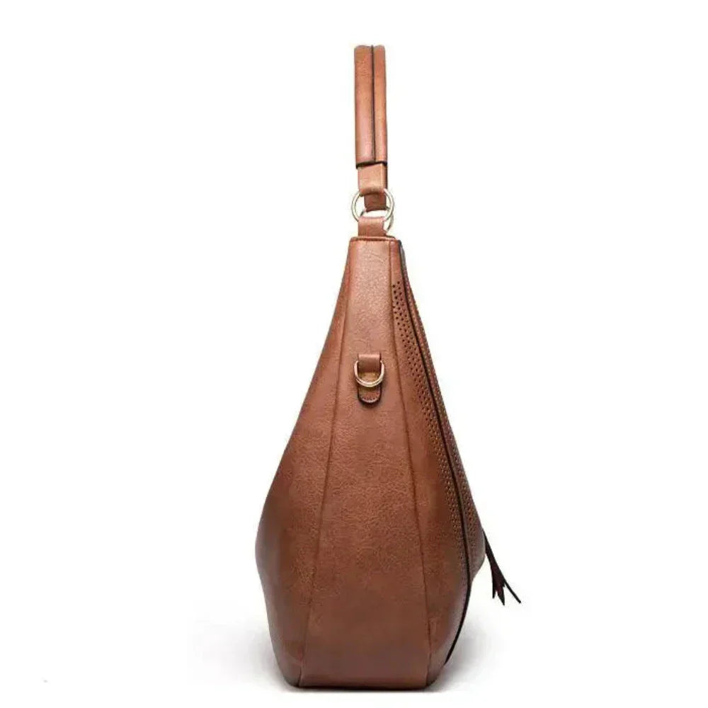 Brunhilde – Klassische Vielseitigkeit Vintage Schultertasche