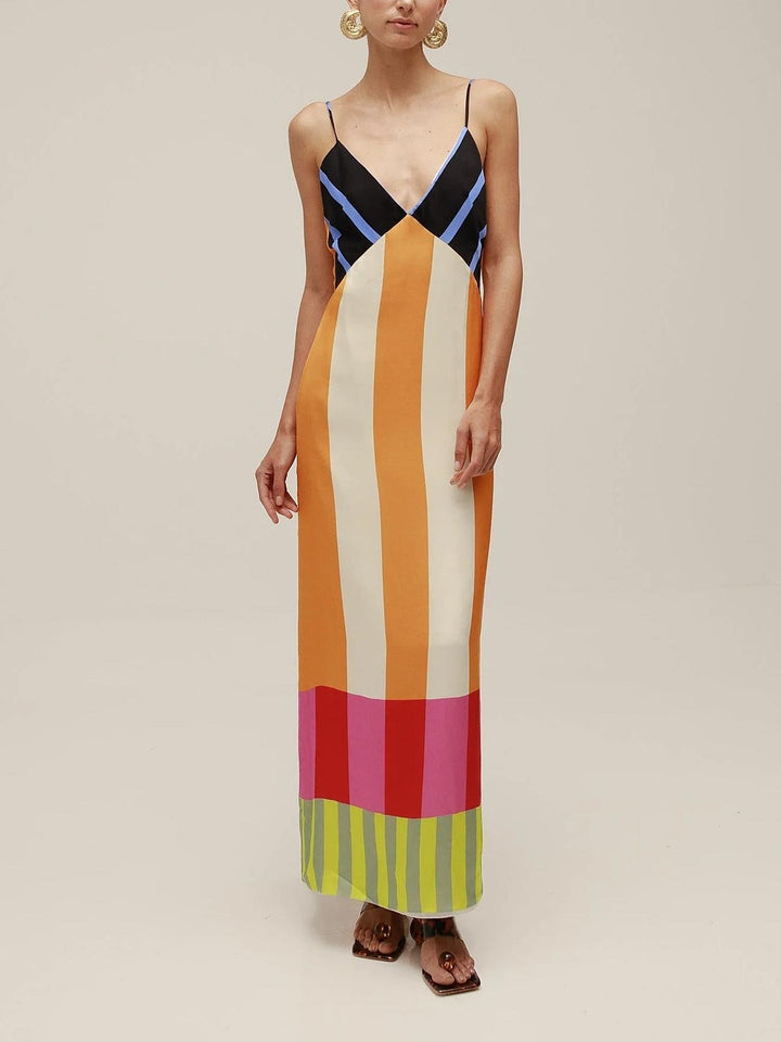 Elsa - Multicolor Maxikleid