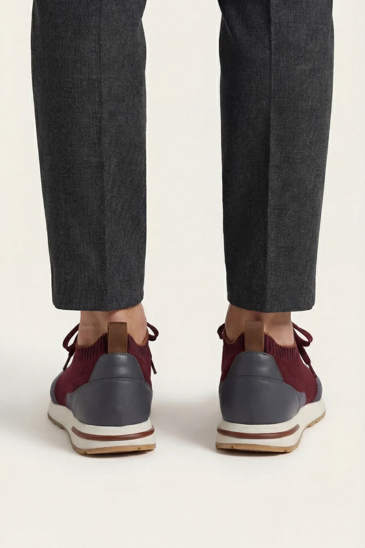 Zurigo Sneaker - Burgunderrot