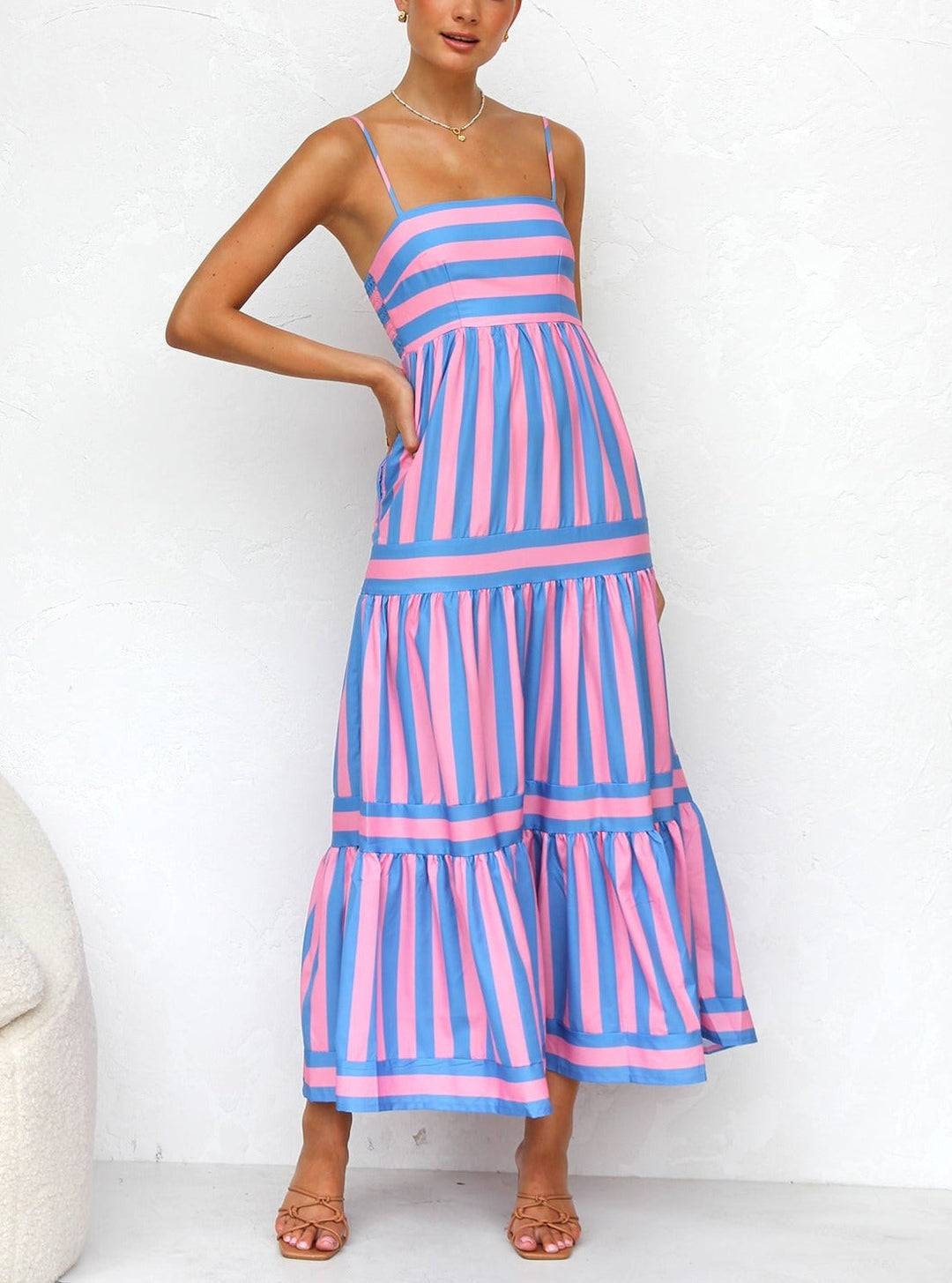 Onaha - Maxikleid mit Spaghettiträgern