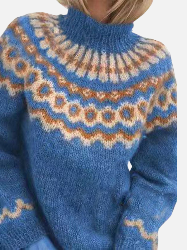 Lene | Isländischer Pullover mit Rollkragen