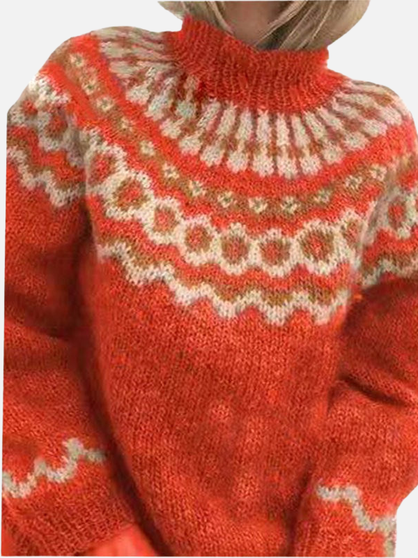 Lene | Isländischer Pullover mit Rollkragen