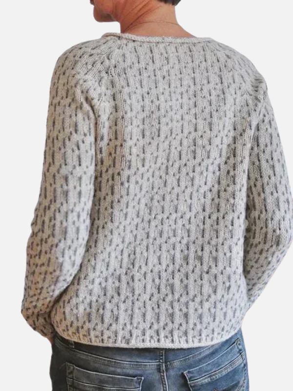 Mette | Lockere Strickbluse mit Rundhals für den Frühling