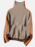 Susanne | Gemusterter Rollkragenpullover aus Strick