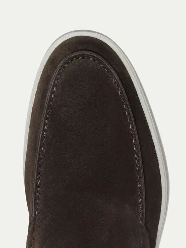 Klassischer Suède Loafer Braun