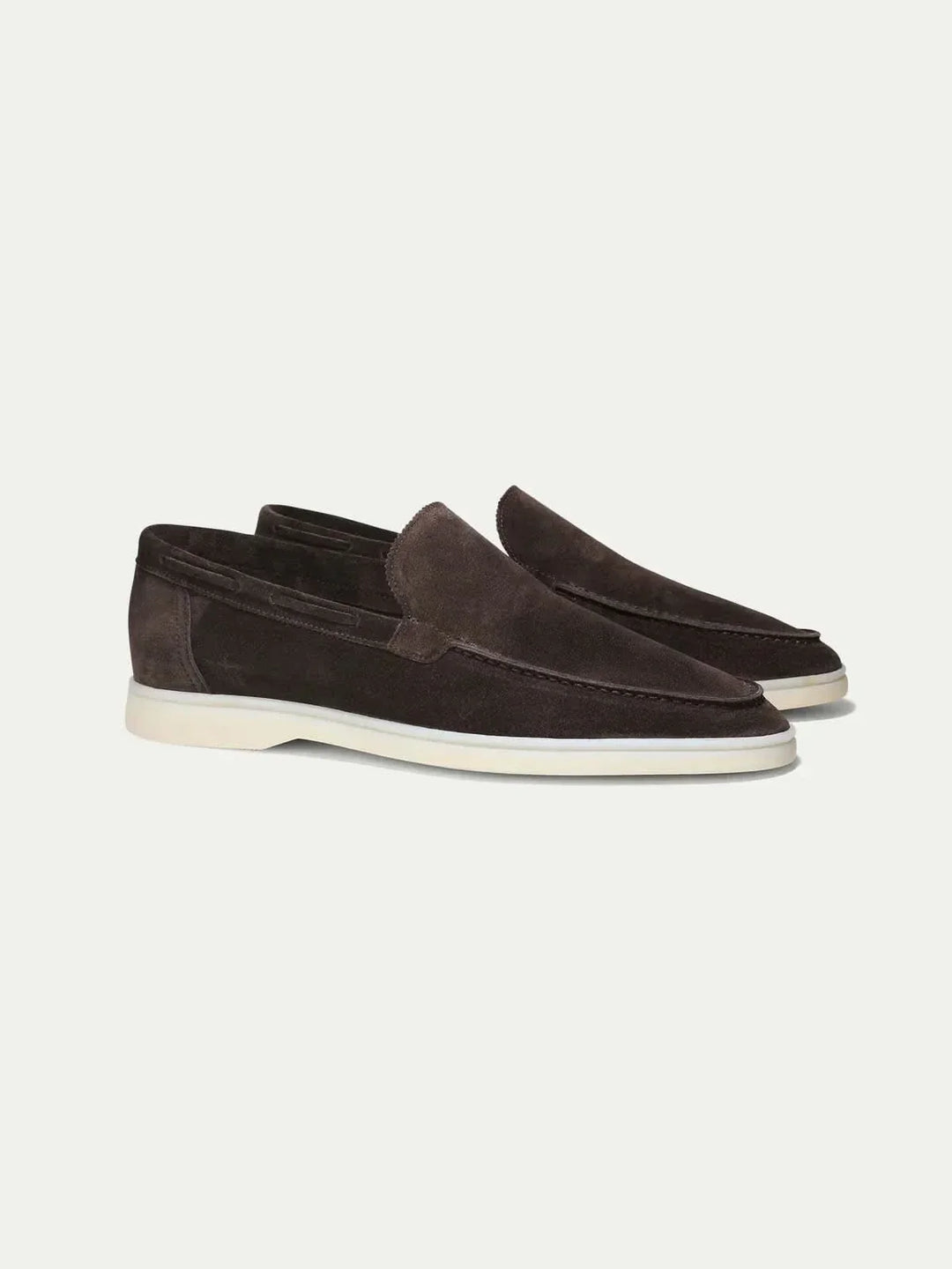 Klassischer Suède Loafer Braun