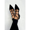 Evy™ - Escarpins noirs pointus à talons hauts