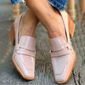 Olga™ - Mocassini in pelle rosa
