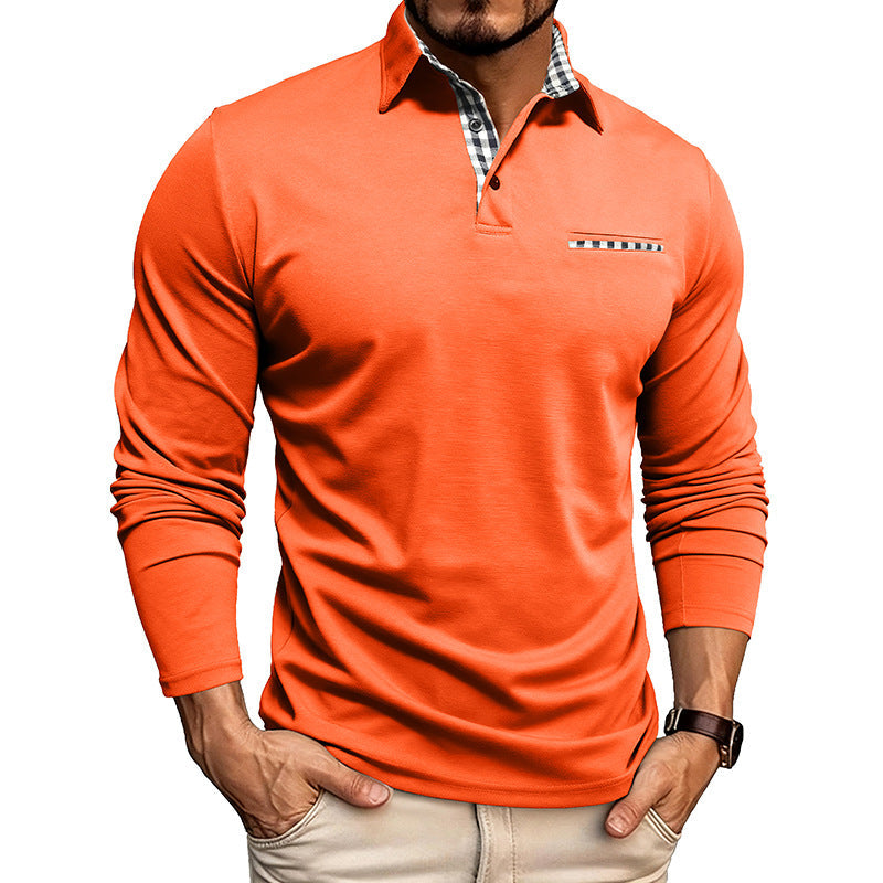 William Premium Langarm-Polo