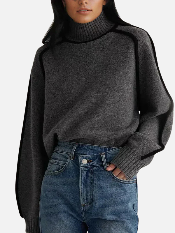 Ida | Rollkragenpullover aus weichem Feinstrick